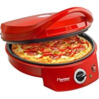 Los mejores  - Bestron Horno Grill Eléctrico para Pizza- Viva Italia- Calor Superior e Inferior- Hasta 180°C- 1800 W- Rojo
